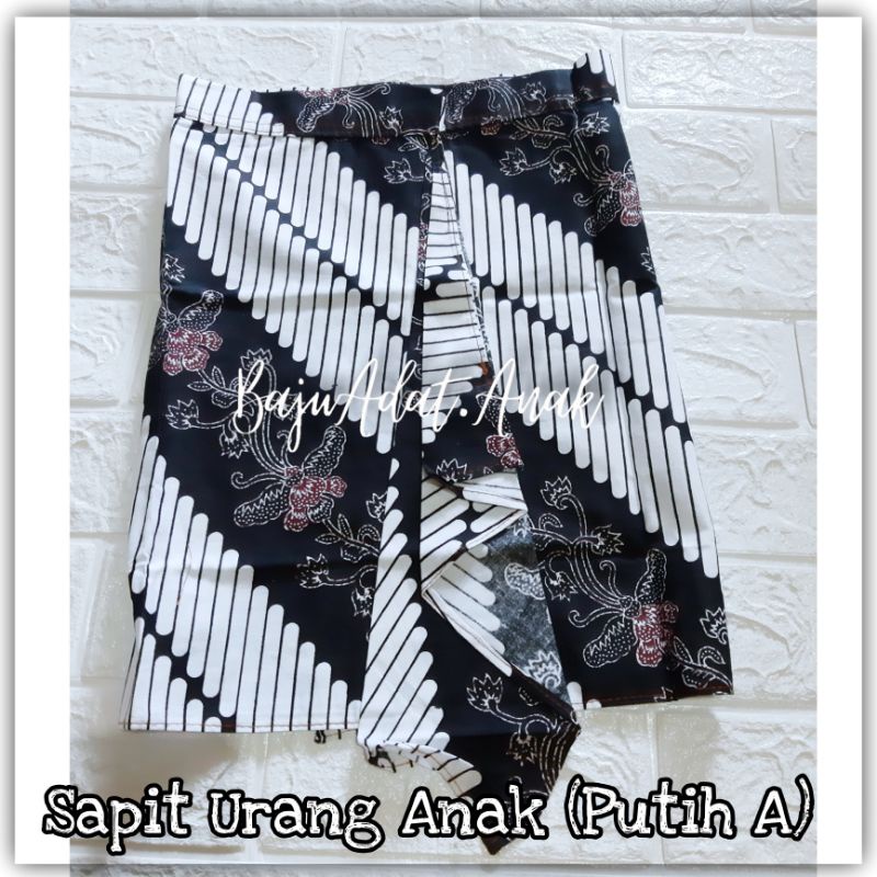 Kain sembong (sapit urang) anak