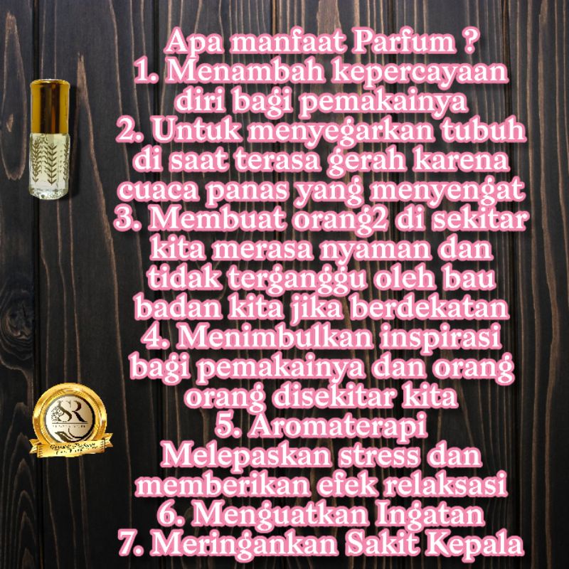 Parfum Searah Mandarin Orchid BS Kemasan Tola Printing Padi / Batik STIK OLES / ROLL ON Ukuran 3 , 6 dan 12 ml Murni Tidak Mengandung Campuran Apapun