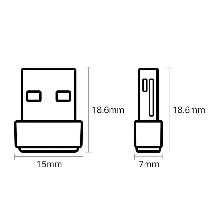 Wireless Adapter TP Link ARCHER T2U Nano AC600 ( TPLink T2U Dual Band )