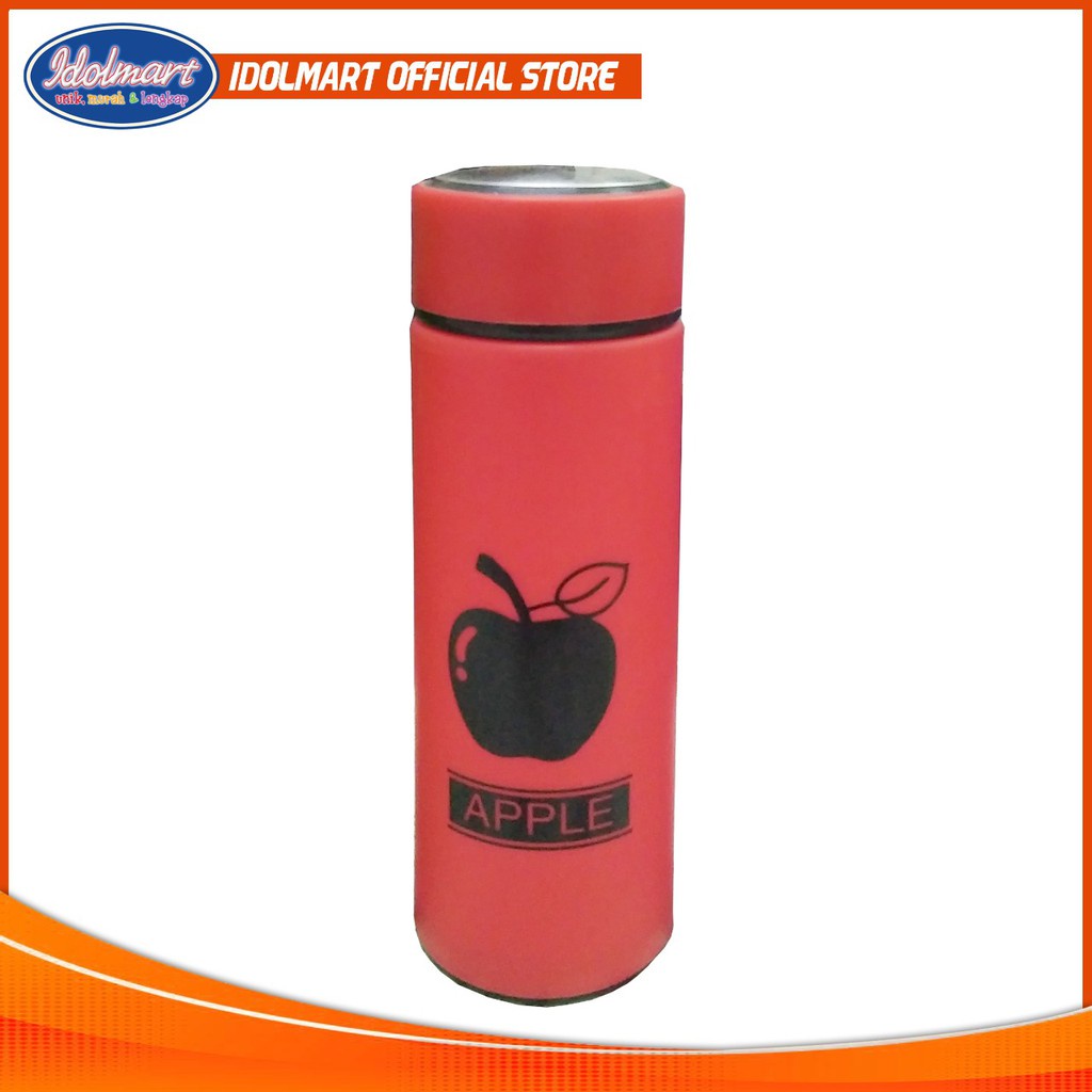 IDOLMART  Botol Minum Lapis Kaca Karakter 450ml- Tumbler Unik Lucu Murah Idolmart Surabaya