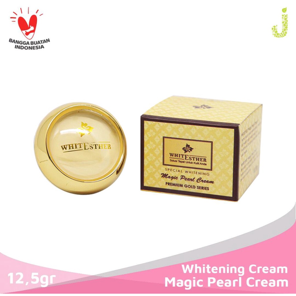 Whitesther Special Whitening Magic Pearl Cream (WPC) untuk Alas Bedak / Dasar Make Up