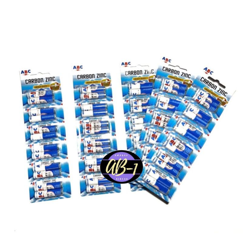 BATERAI AAA BATERAI A3 ABC  12 PCS BATU ABC A3 / BATU ABC A3 BIRU / BATERAI ABC A3