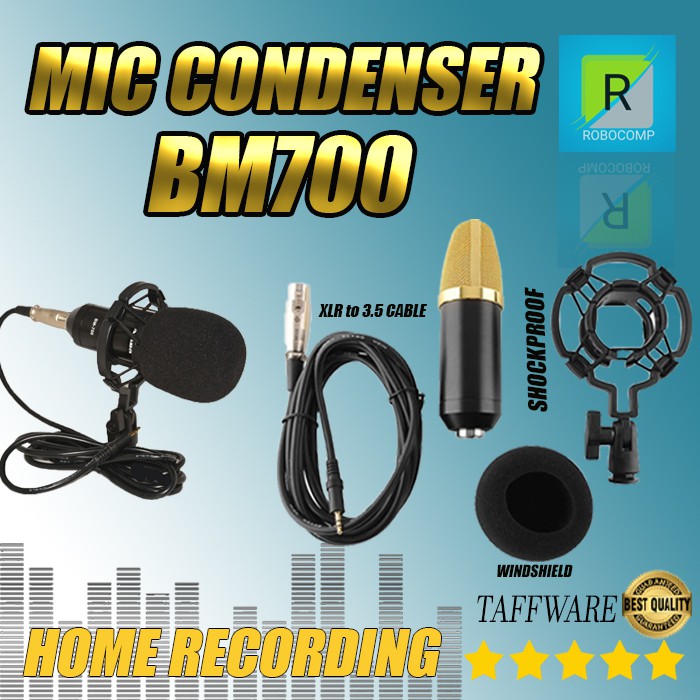 MICROPHONE RECORDING STUDIO FOR PC, LAPTOP, SMARTPHONE SUARA SUPER JERNIH