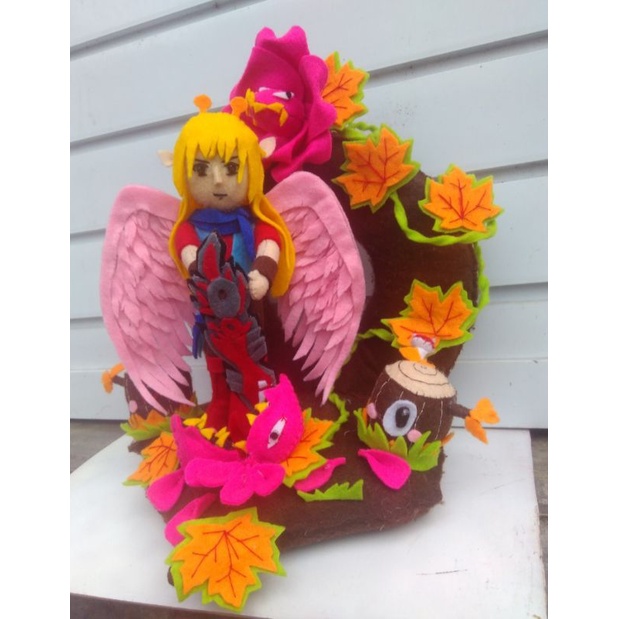 boneka by request /boneka flanel di buat berdasarkan pesanan