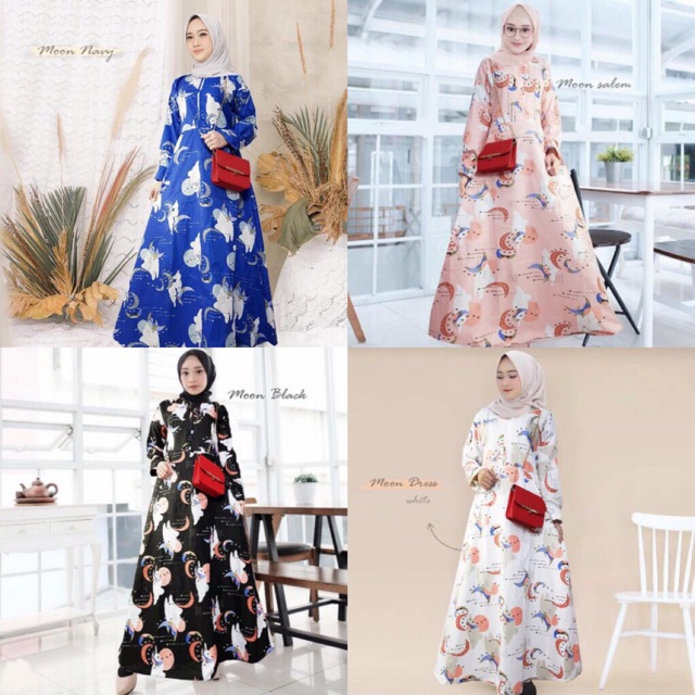 GAMIS KATUN MONALISA MURAH/GAMIS MOON