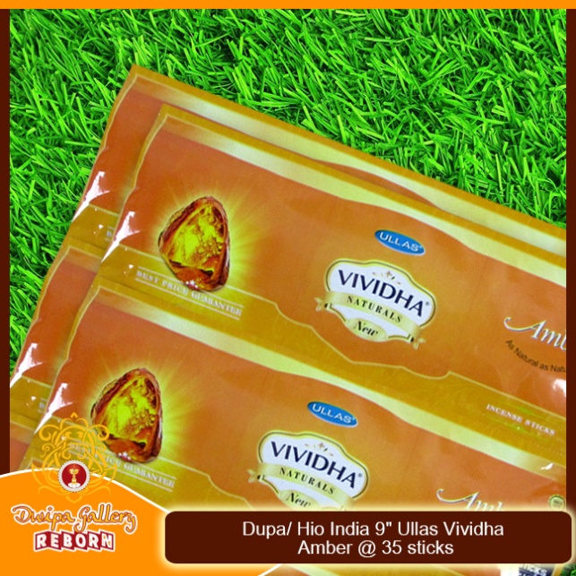 Dupa/Hio Harum/Wangi India Ullas Pouch Vividha Amber @35 sticks9&quot;