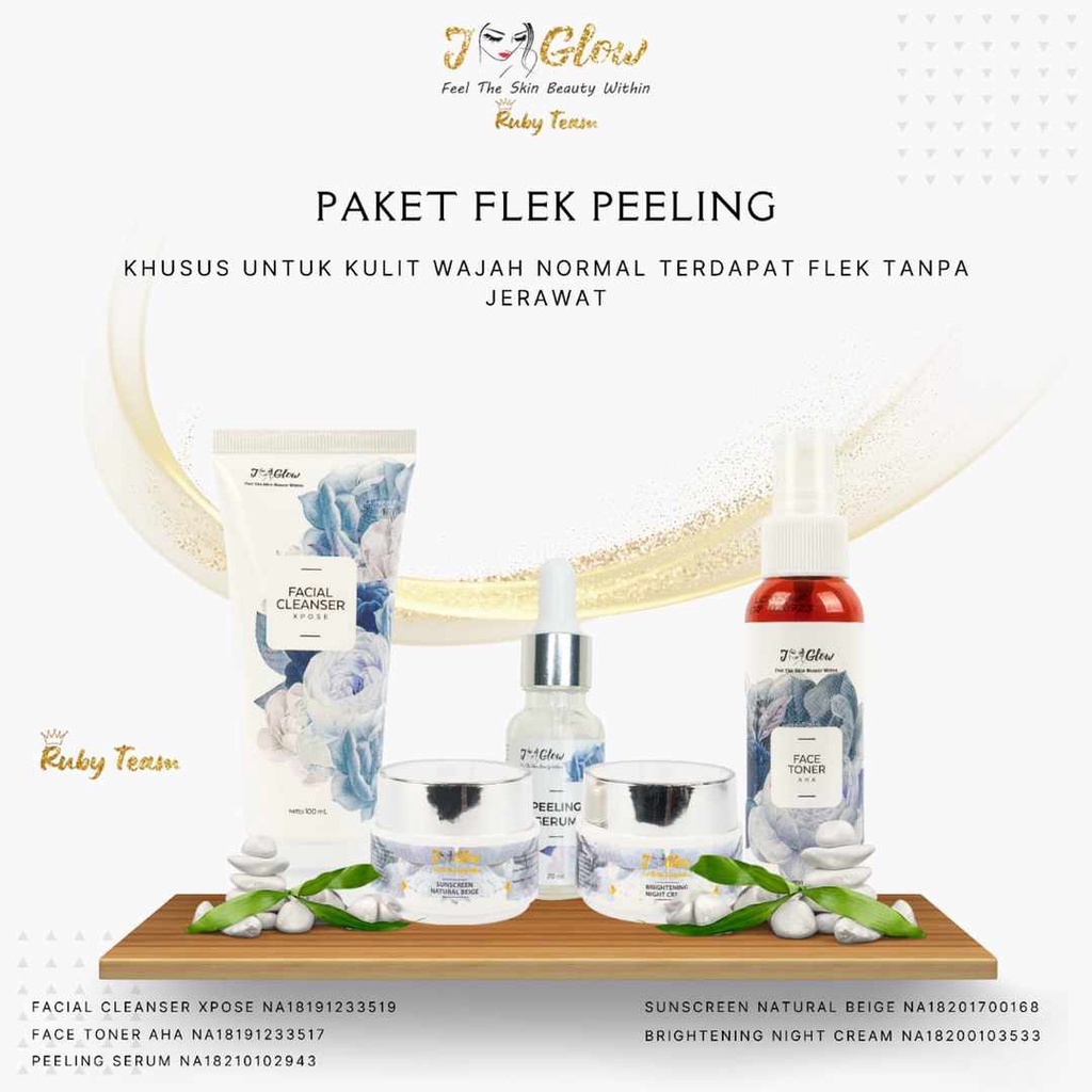 Jglow Flek Peeling Serum Perawatan Wajah