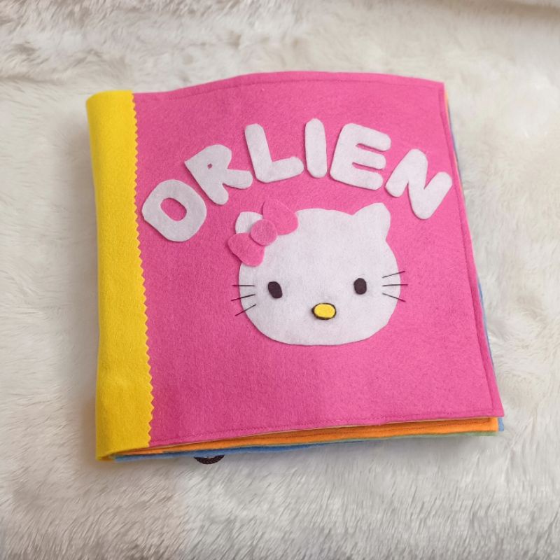 Busy Book Flanel Mainan Anak Edukatif 8 halaman