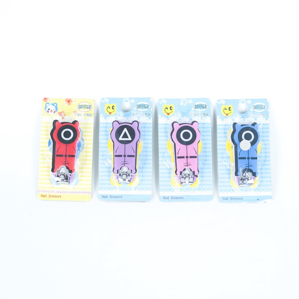 Gunting kuku KARAKTER / Cartoon Nail Clipper / Gunting Kuku Lucu BOBI - Warna Random