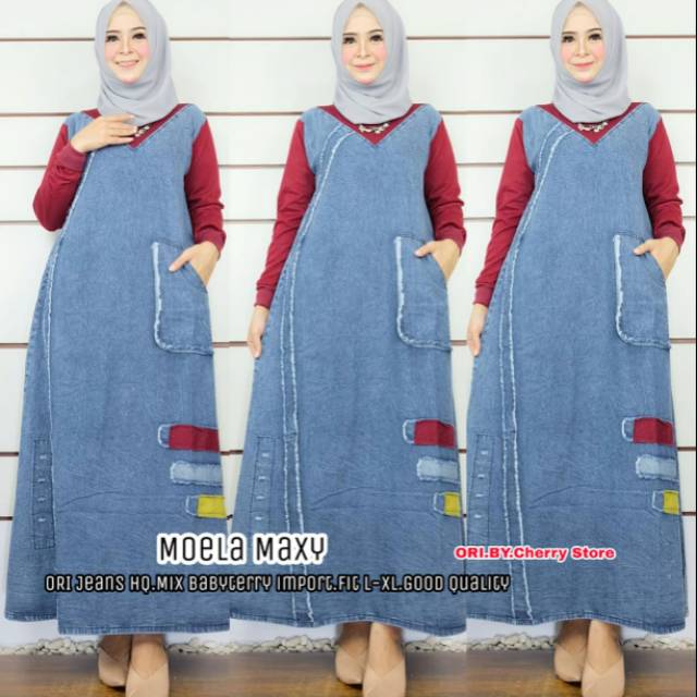 Moela maxy ( cherry hijab)