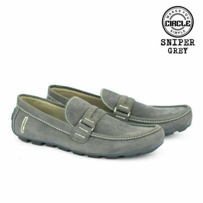 Sepatu Pria | Sepatu Murah | Sepatu Handmade Bandung | Sepatu Circle Sniper Grey