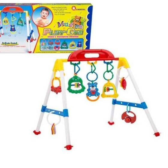 Baby musical play gym / musik mainan rattle bayi anak playgym