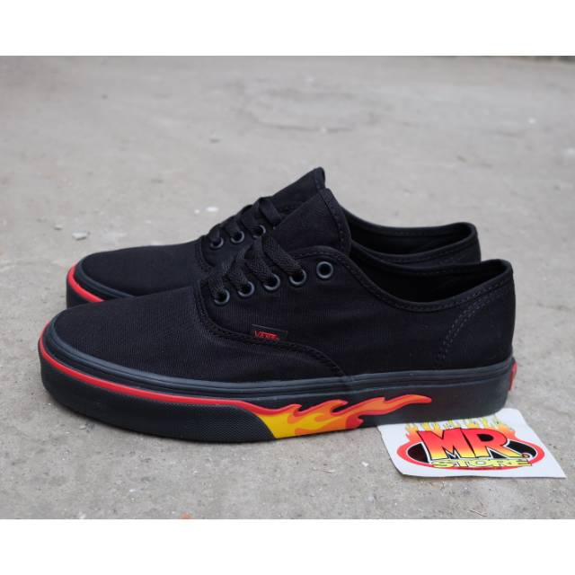 vans old skool flame wall