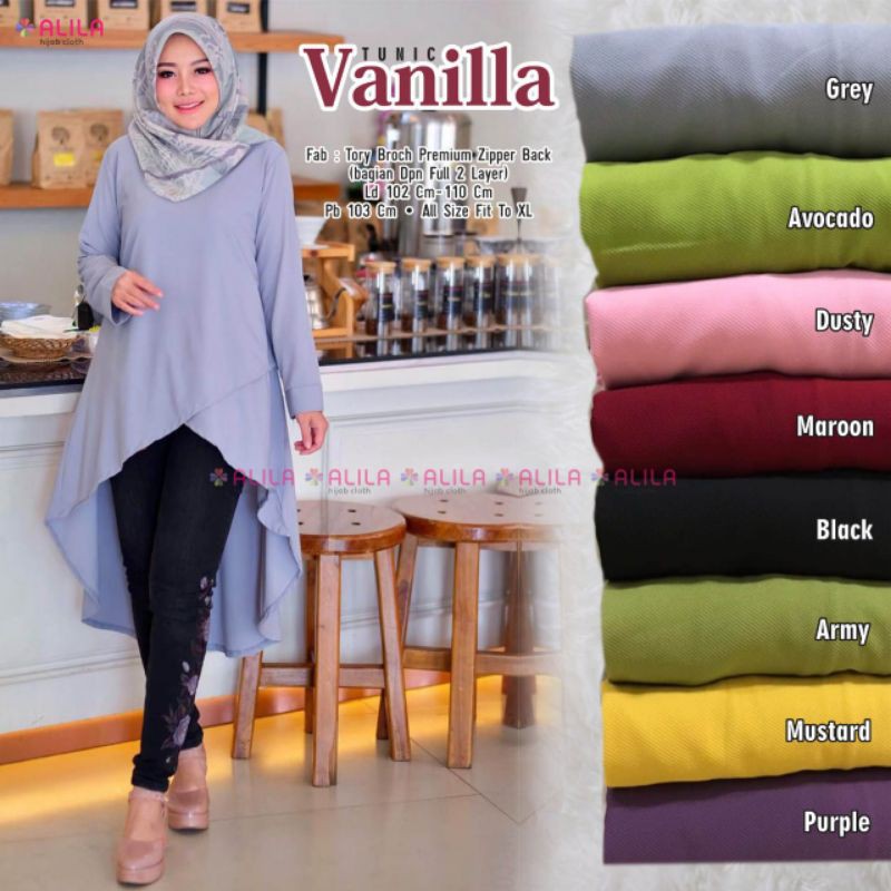 Vanilla Tunik Original By Alila Solo Tunik Ori Solo
