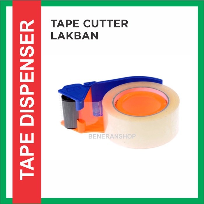

TAPE DISPENSER / TAPE CUTTER / ALAT PEMOTONG LAKBAN / TEMPAT LAKBAN
