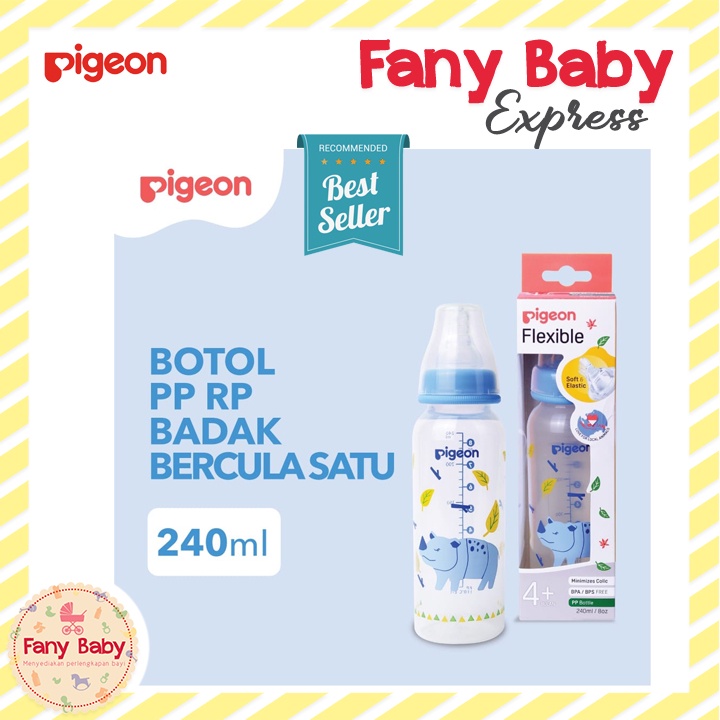 PIGEON FLEXIBLE PP RP BOTTLE 240ML