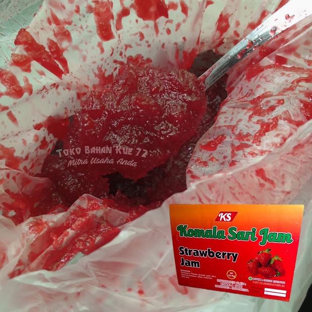 

Selai Serat Strawberry 500gr Komala Sari Strawberry Jam Kumalasari