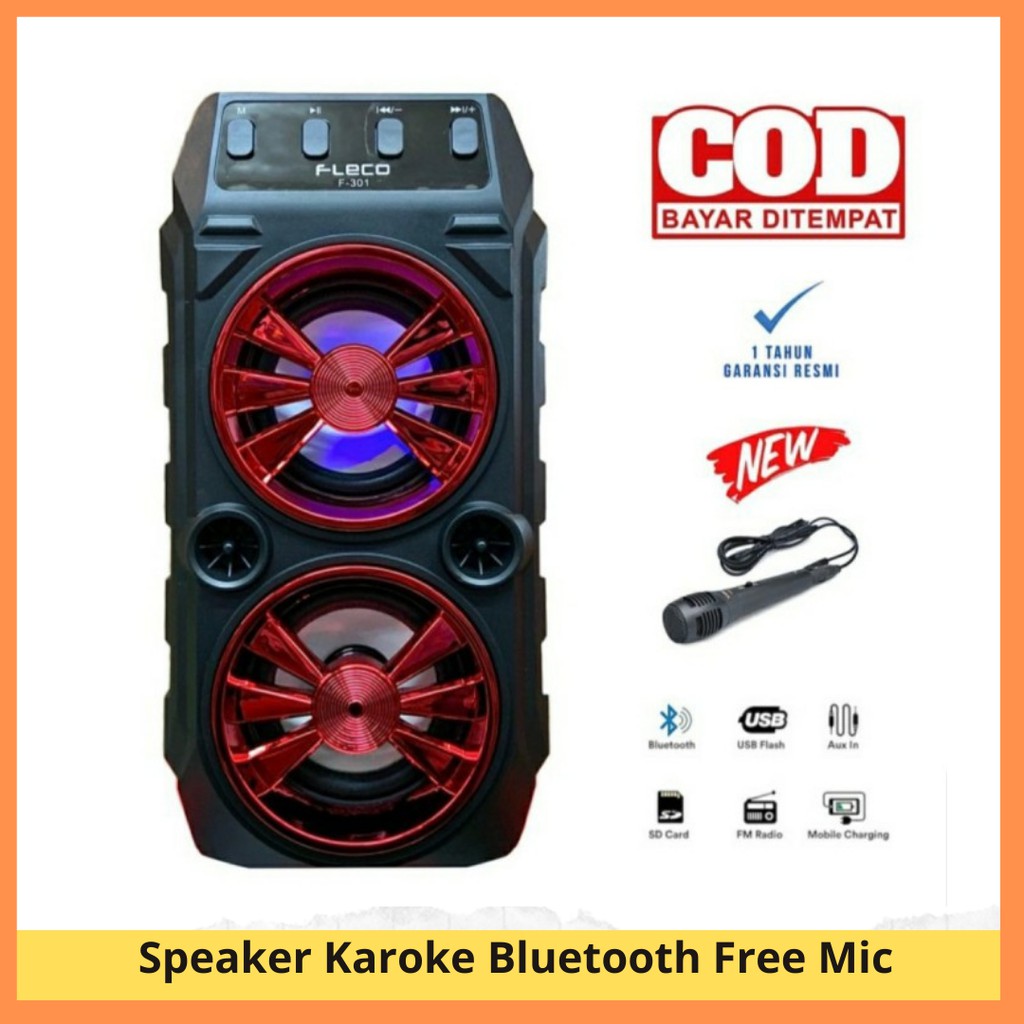 SPEAKER BLUETOOTH KARAOKE GMC-897M BT BONUS MIC / SPEAKER BLUETOOTH GM-O1N0 BT SPEKER SPIKER SEPEKER