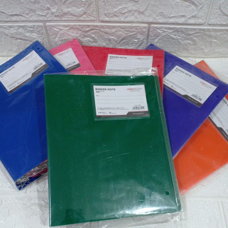 

Binder Note A5 20 Ring Inter X