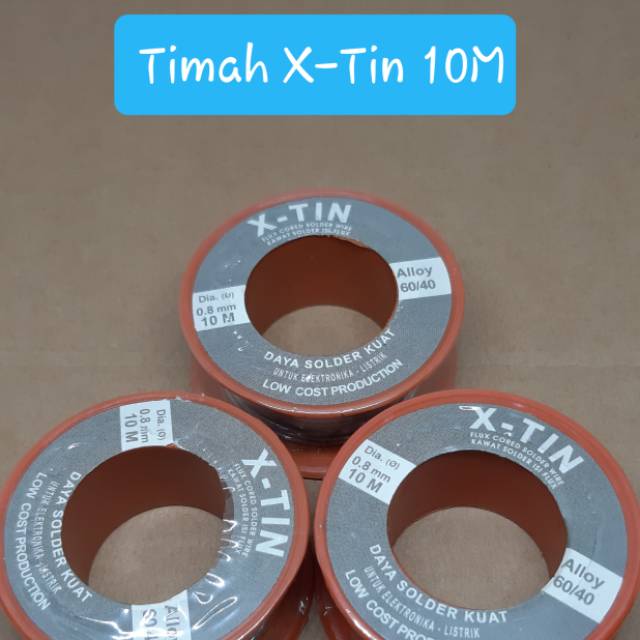 TIMAH 10METER  X-TIN TIMAH SOLDER XTIN