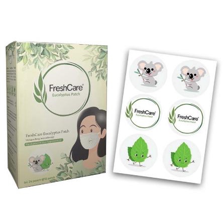 (PER PACK) ^ KYRA ^  FreshCare Eucalyptus Patch Stiker Tempel di Masker Fresh Care