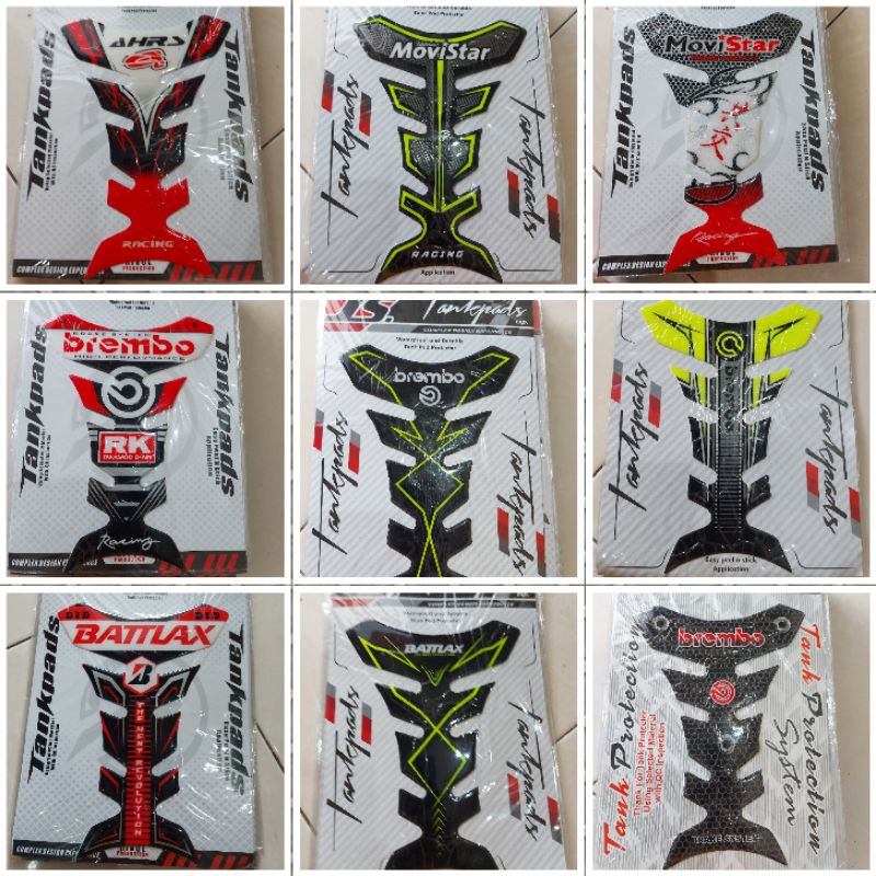 STICKER EMBLEM TANKPAD TANK PAD MOTOR PROTECTION TIMBUL 4