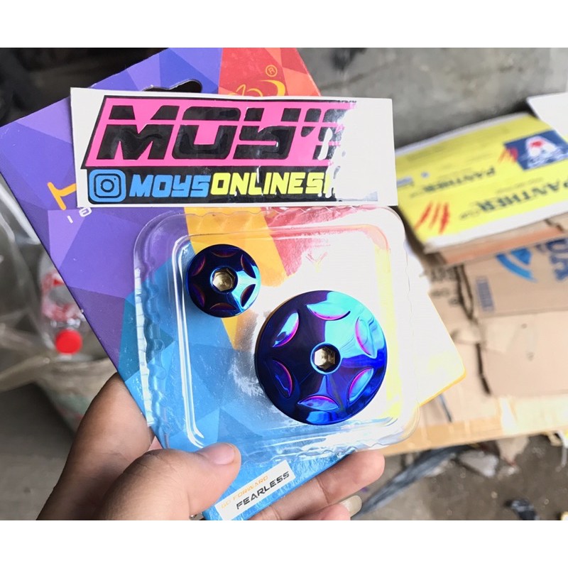 DUO CUP TUTUP MAGNET PROBOLT BLUE YAMAHA ORIGINAL HENG NOUVO  JUPITER VIXION