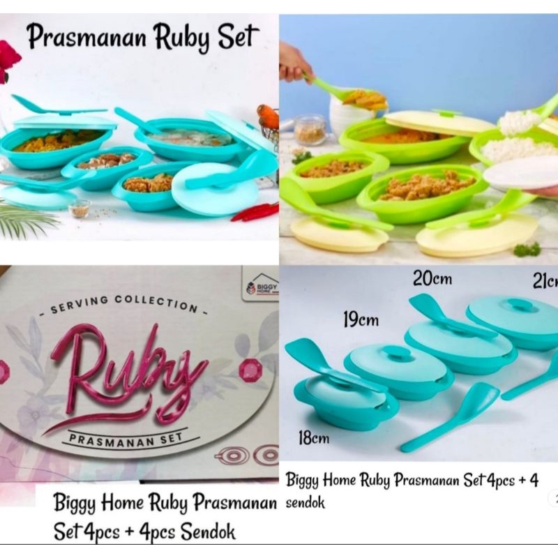 PRASMANAN SET PLASTIK RUBY BIGGY