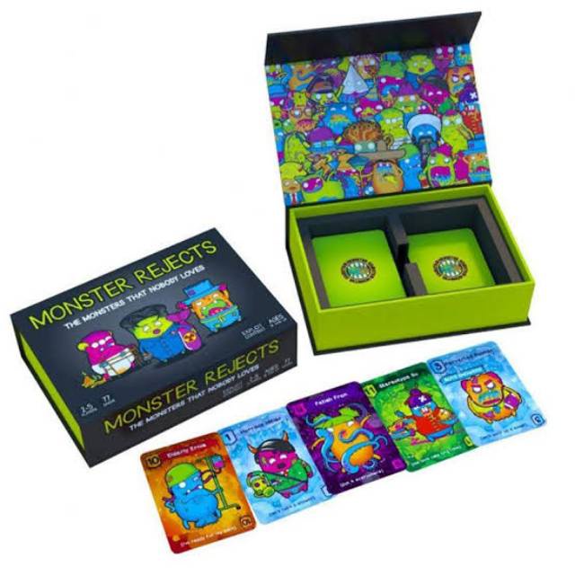 Card Game Monster Misfits Board Games Monster Rejects Mainan Kartu Murah Kado Anak Game Edukasi