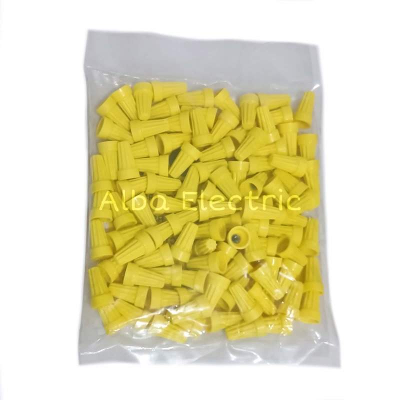 Lasdop P4H Yellow TITON Eceran Lasdop Kuning Eceran Lasdop Penutup Sambungan Kabel Conector kabel Pengaman Kabel Penyambung Kabel