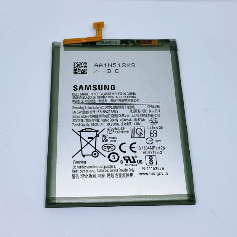 Batre Samsung A21S -A02-A12 5000 MAH EB-BA217ABY ORIGINAL 100% Batre Samsung Battery Batre