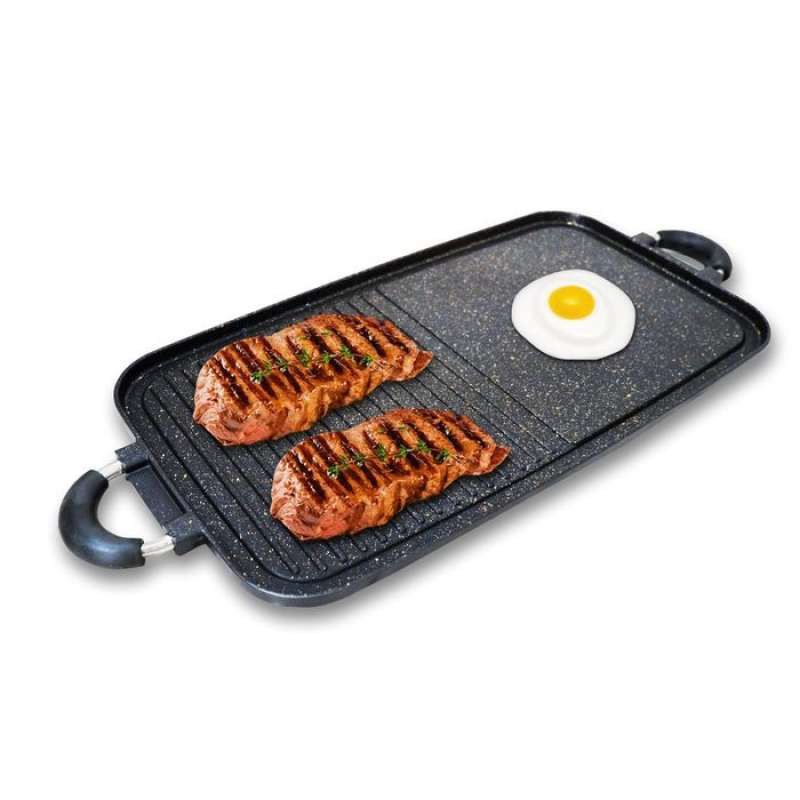 grill pan - grill pan anti lengket - grill pan pemanggang - grill pan bbq - grill portable
