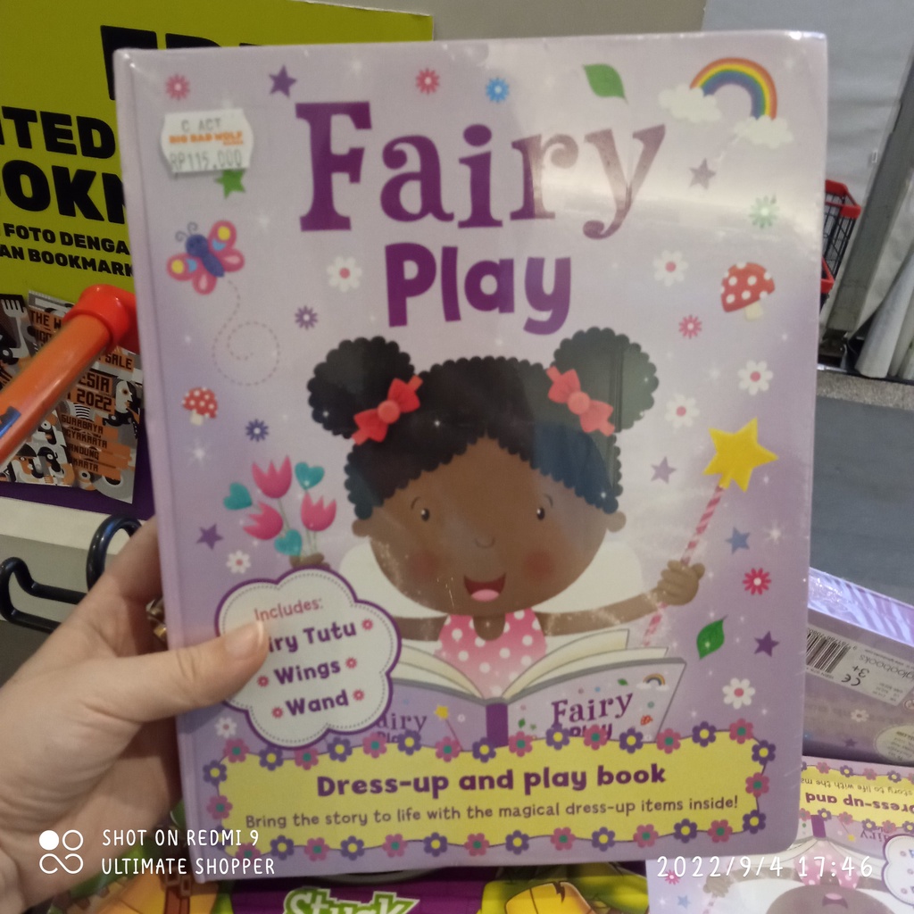 PLAY BOOK DRESS-UP FAIRY PLAY BBW BIG BAD WOLF BOOK SALE VIRAL BEST SELLER PROMO BOX KIT SET POP UP 