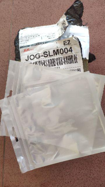 Plastik Klip Susu Ziplock Putih Plastik Zipper Ukuran 12x15cm (isi100)