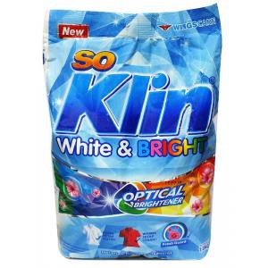 So Klin Detergent Powder Clean Action White & Bright 1.8kg Bag