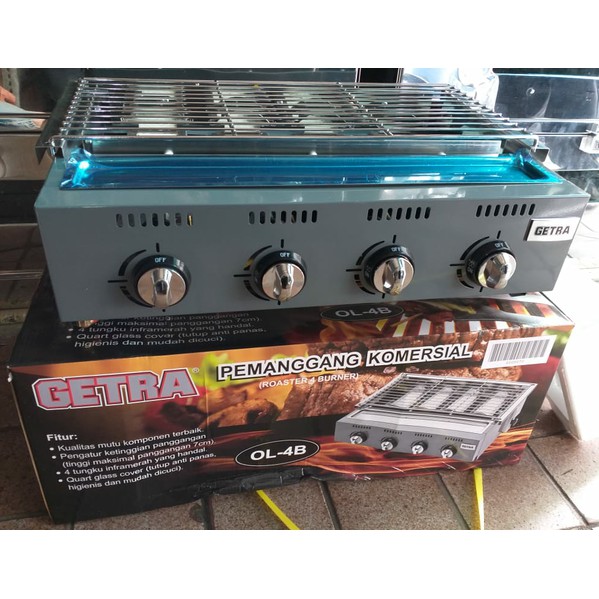 Getra Gea Pemanggang Grill Panggangan 4 tungku OL-4B