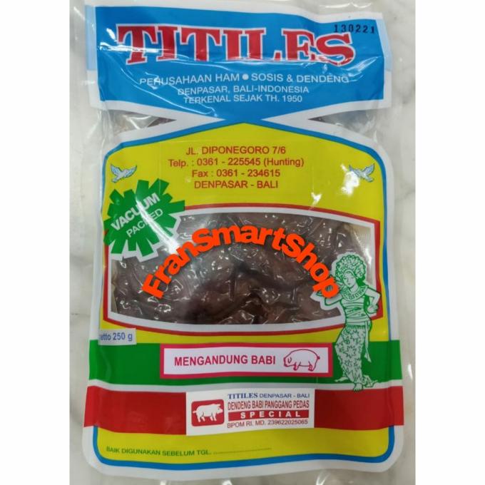 

DENDENG BABI PANGGANG PEDAS SPECIAL TITILES 250gr