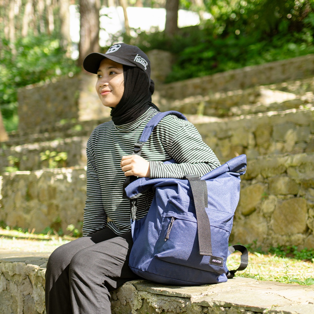 REVIVE Hydra Backpack | Ransel Rolltop | Tas Sekolah Pria Wanita