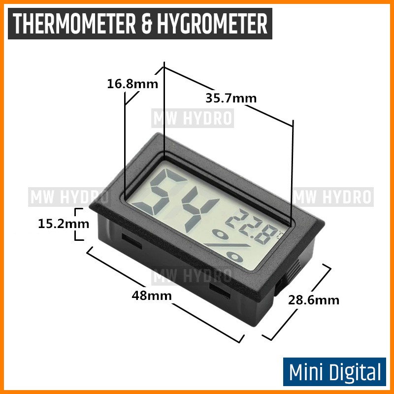 Mini Digital Thermometer &amp; Hygrometer