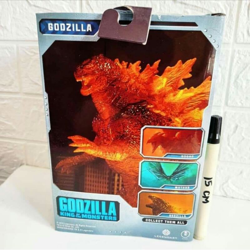 Mainan action figure burning godzilla godzilla king of the monster
