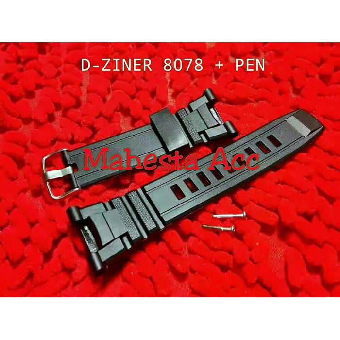 Strap Tali Jam Tangan D-ZINER 8078 + PEN/Tali Jam D-ZINER 8078 + PEN
