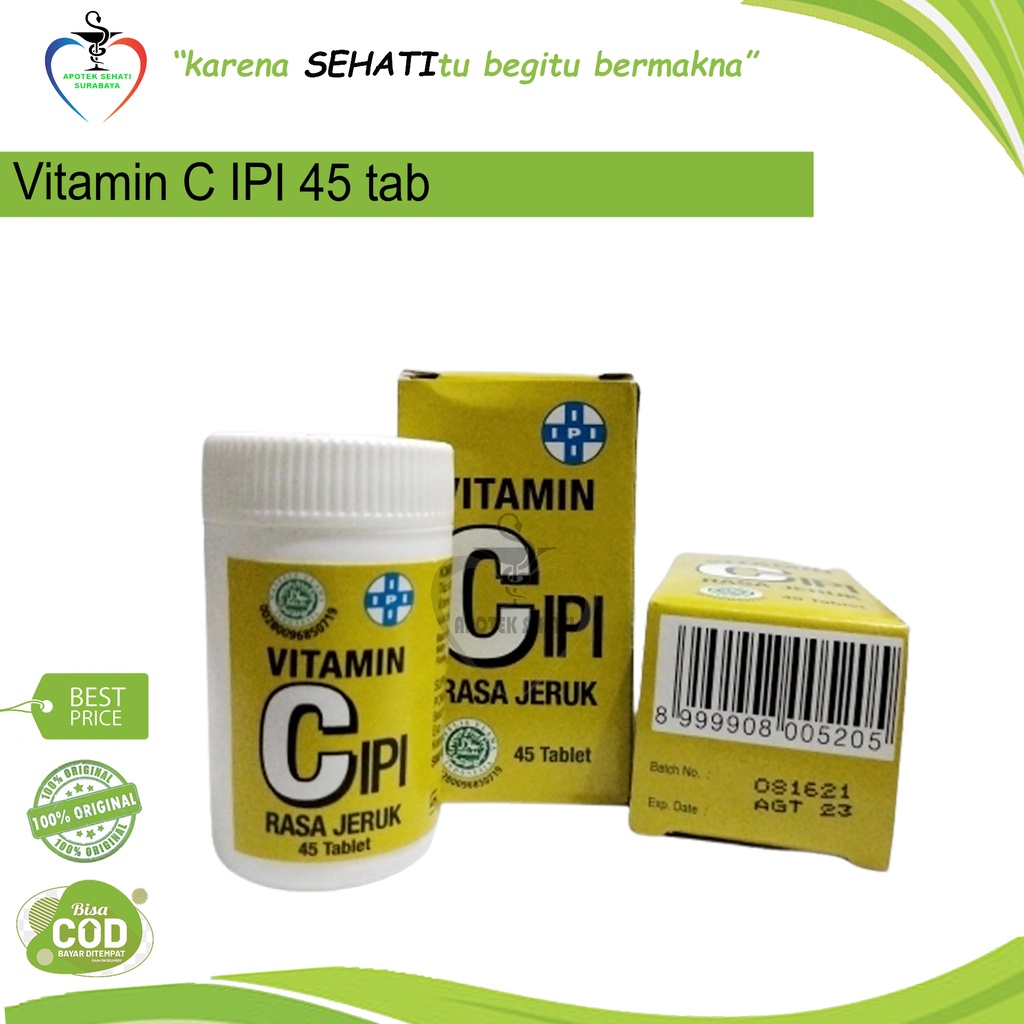 READY VITAMIN VIT C IPI SUPLEMEN DAYA TAHAN TUBUH