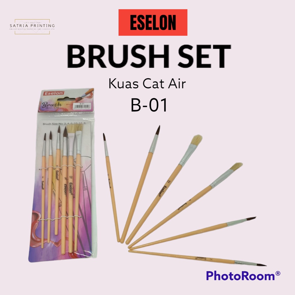 

brush set / kuas cat air sek arcylic Eselon