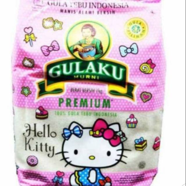 

Gulaku premium 1kg hello kitty produksi PT. PUTIH MATARAM, SUGAR GROUP COMPANIES