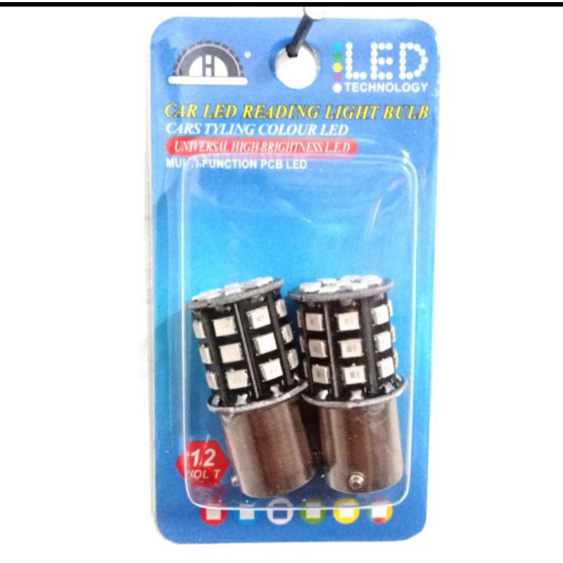 BOHLAM LED  FLASH KEDAP KEDIP BOHLAM REM LED 12 VOLT KAKI 2 DUA 1 PACK ISI 2 PCS