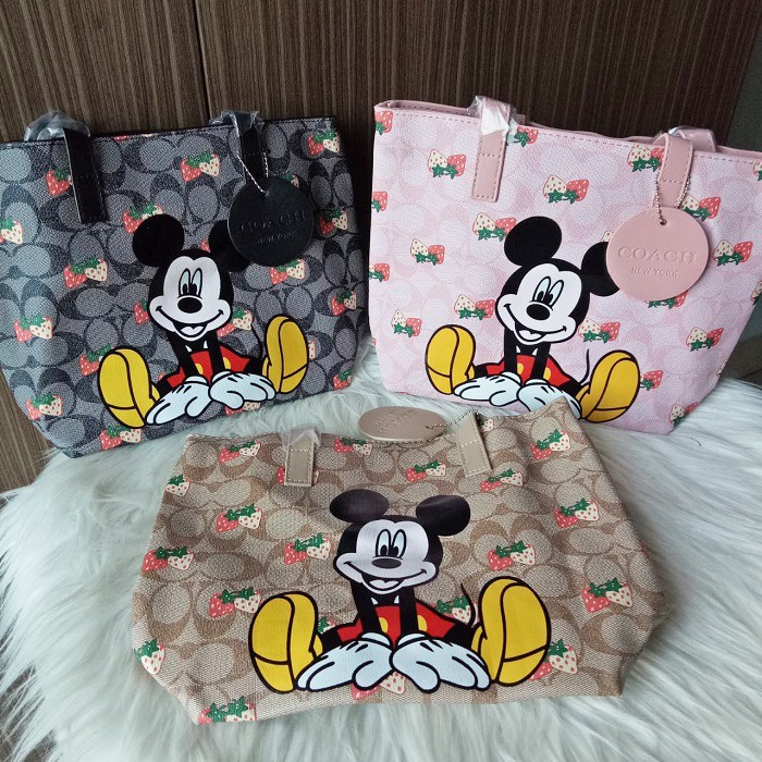 Tas Tote SZ8116 Mickey Coach Tote Bag Import Murah