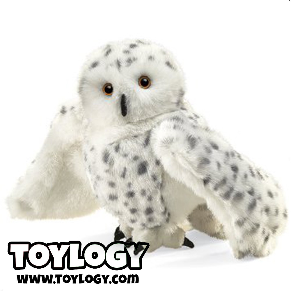 Boneka Tangan Hewan Burung Hantu Putih Owl Hand Puppet