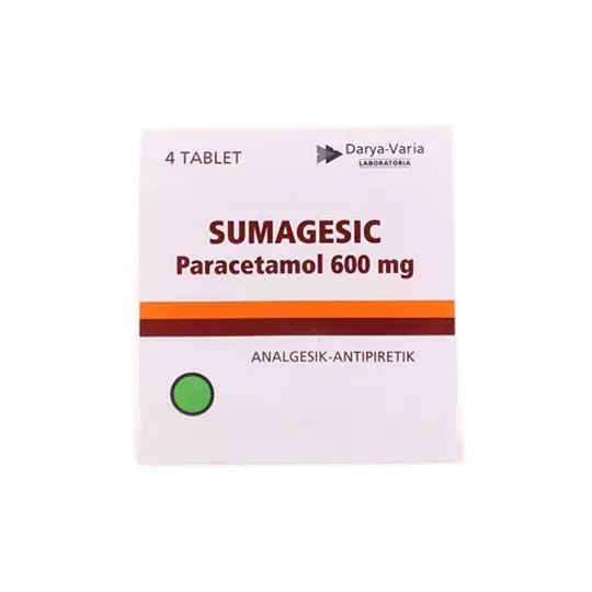 Sumagesic Paracetamol 600mg 4's