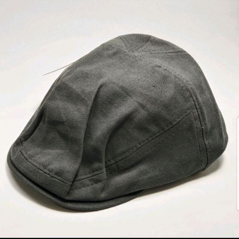 TOPI PRIA PET TERBARU// TOPI DISTRO PATINO KANVAS//0Topi Pet Dewasa | Flat Cap Hat  Canvas | Topi Ko