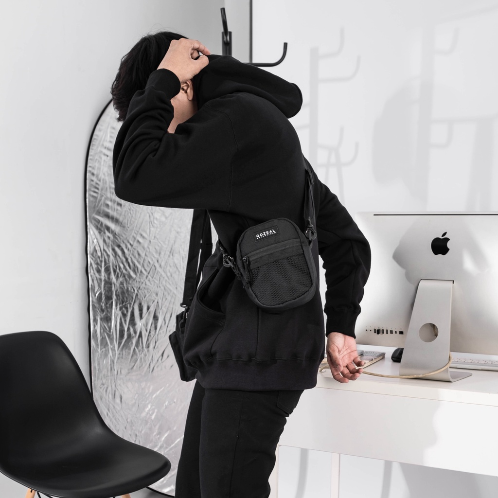 Gozeal | Shoulderbag | Net Black